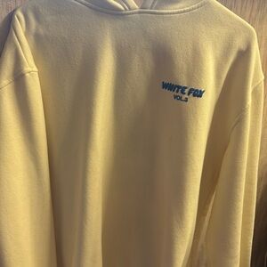 White fox hoodie